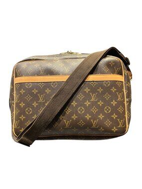 Louis Vuitton Reporter GM Monogram Shoulder Bag Canvas